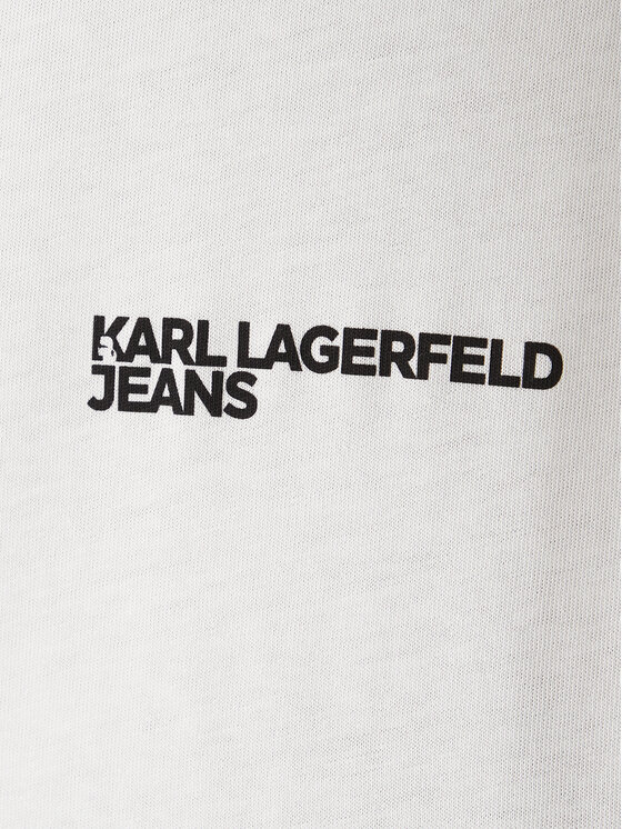 Karl Lagerfeld Jeans Karl Lagerfeld Jeans Camiseta B1M17069 Blanco Regular Fit