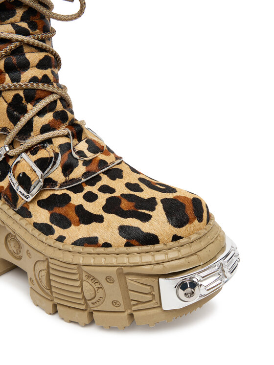 NEW ROCK Šnurovacia obuv NEW ROCK M-WALL373 Béžová