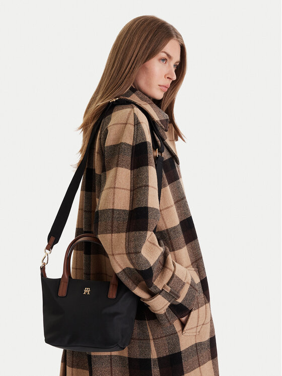 Tommy Hilfiger Kabelka Tommy Hilfiger Popette Mini Tote AW0AW17709 Černá