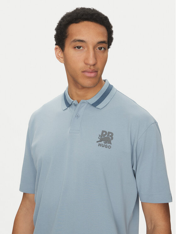 HUGO HUGO Поло Dodac_RB 50542748 Світло-синій Regular Fit