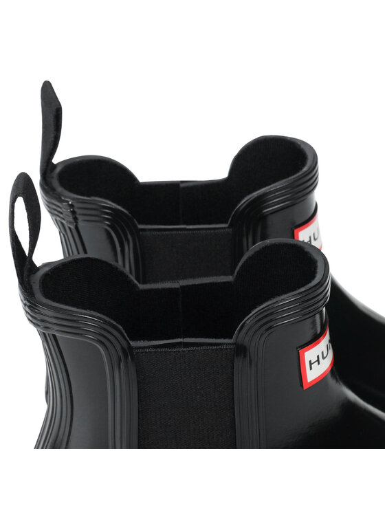 Hunter Gumáky Hunter Original Chelsea Gloss WFS2078RGL Čierna