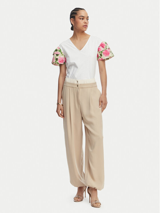 Liu Jo Liu Jo Футболка WA6513 J6308 Білий Relaxed Fit
