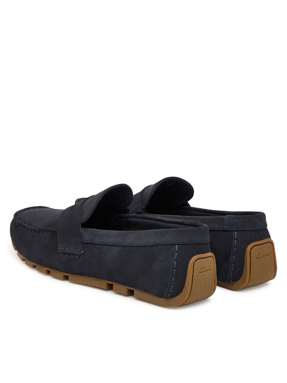 Clarks Мокасини Clarks Corsley Bar 26184514 Cиній