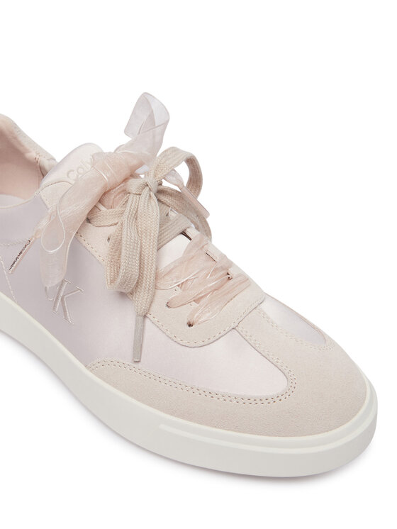 Calvin Klein Sneakers Calvin Klein Low Pro Cupsole Wt Satin Mix HW0HW03288 Roz deschis