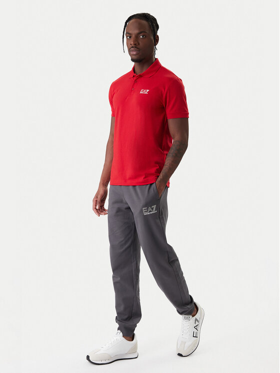 EA7 Emporio Armani EA7 Emporio Armani Polo 8NPF14 PJVQZ U5072 Rojo Regular Fit