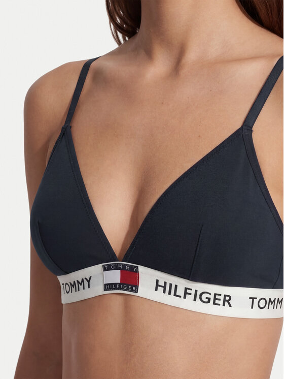 Tommy Hilfiger Tommy Hilfiger Braletė liemenėlė UW0UW02243 Tamsiai mėlyna