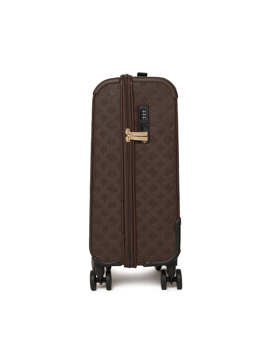 Guess Салонна валіза Guess Lenwood Travel TWDP21 02983 Темно-коричневий