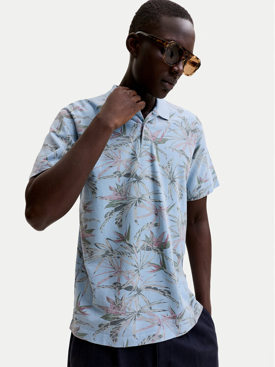Jack & Jones Jack & Jones Polo Blu Hawaii 12295860 Azul claro Relaxed Fit