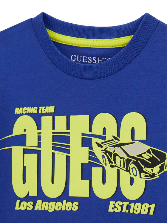 Guess Guess Camiseta N6RI00 K8HM4 Azul Regular Fit
