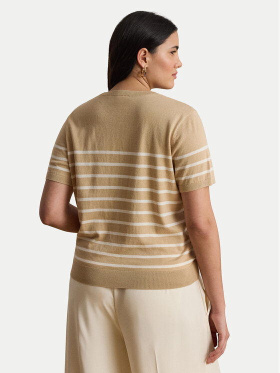 LAUREN RALPH LAUREN LAUREN RALPH LAUREN Camiseta Eyelah 200P13973002 Beis Regular Fit