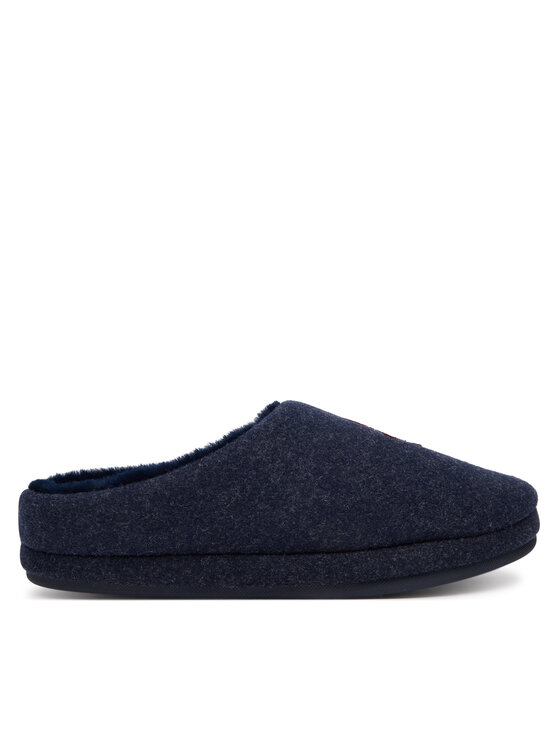 Tommy Hilfiger Papuče Tommy Hilfiger Th House Shoe Flannel FW0FW09699 Tamnoplava