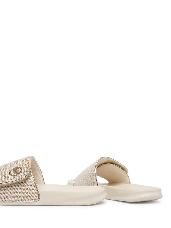 MICHAEL Michael Kors Шльопанці MICHAEL Michael Kors Jett Darby MK04190732 Золотий