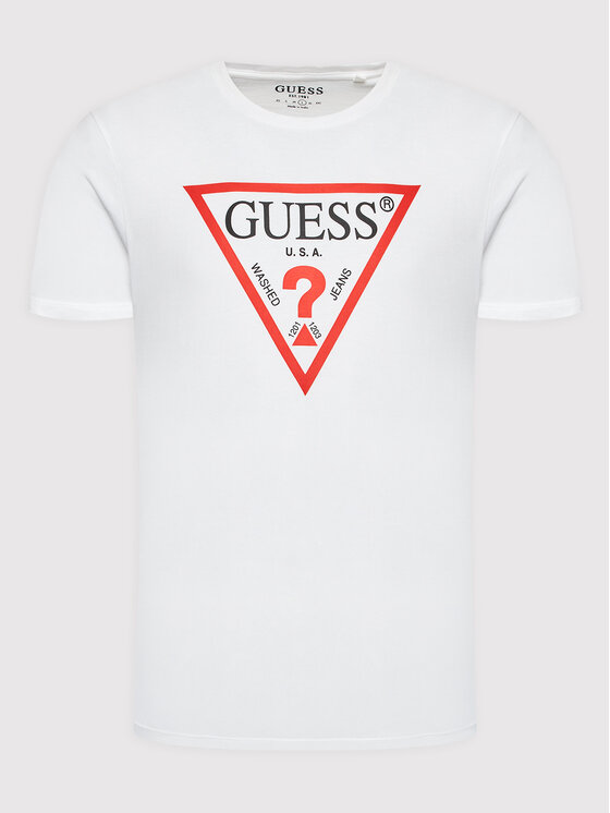 Guess Guess Футболка M2GI68 KBA60 Білий Regular Fit