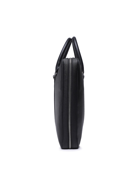 Guess Geantă pentru laptop Guess Certosa Saffiano Smart HMECSA P3138 Negru