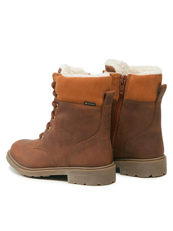 Clarks Kozačky Clarks Astrol Fur Gtx Gore-Tex 261686226 Hnědá
