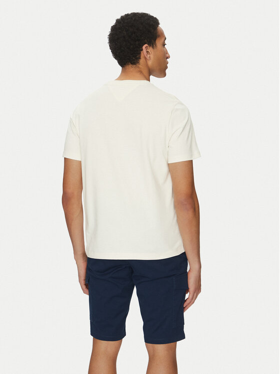 Tommy Hilfiger Tommy Hilfiger Camiseta Sailing MW0MW38628 Écru Regular Fit