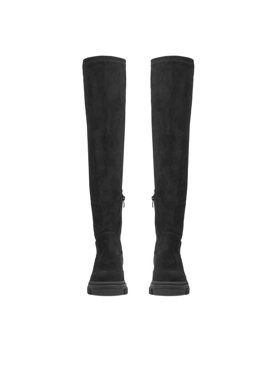 DeeZee Cizme lungi muschetar DeeZee WS0902-01 Negru