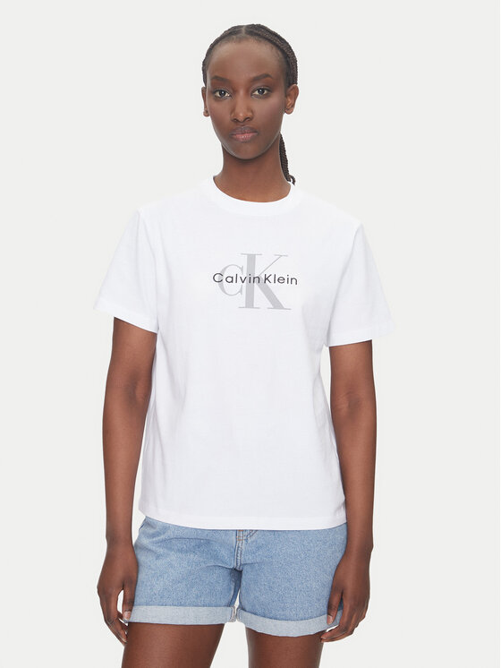 Calvin Klein Jeans Calvin Klein Jeans Marškinėliai Hero LV047B865G Balta Regular Fit