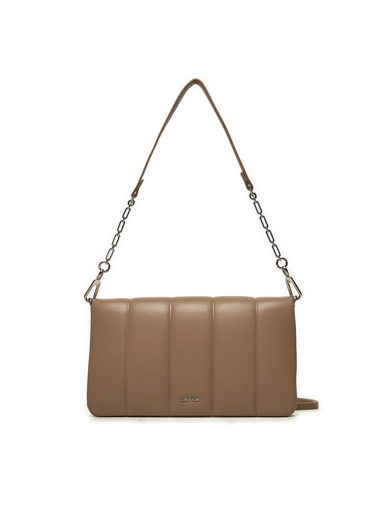 Calvin Klein Borsetta Calvin Klein Line Quilt Shoulder Bag K60K612787 Marrone