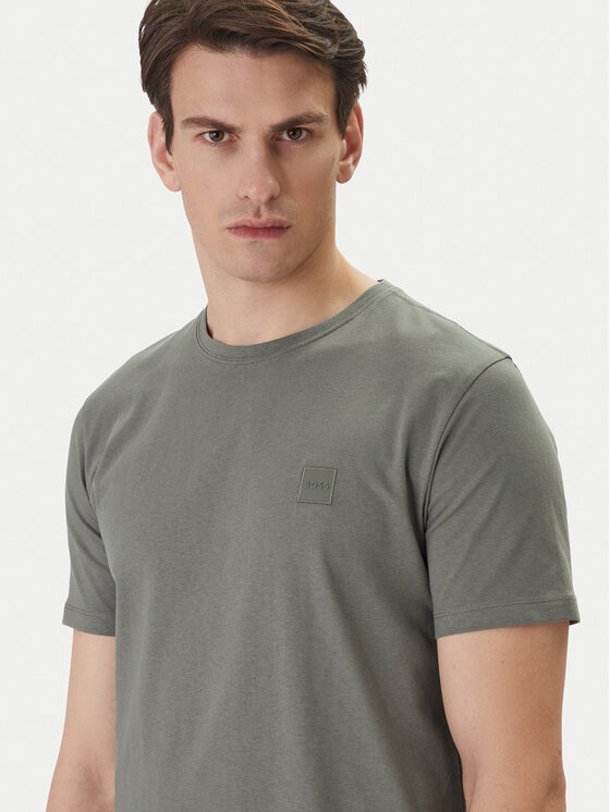 BOSS BOSS Camiseta Tales 50508584 Gris Regular Fit