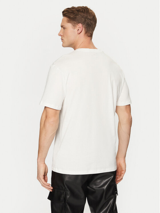 HUGO HUGO Футболка Dostalgi 50530684 Білий Relaxed Fit