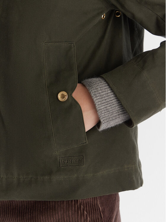 Hunter Hunter Átmeneti kabát Leith HARW0065251 Zöld Oversize