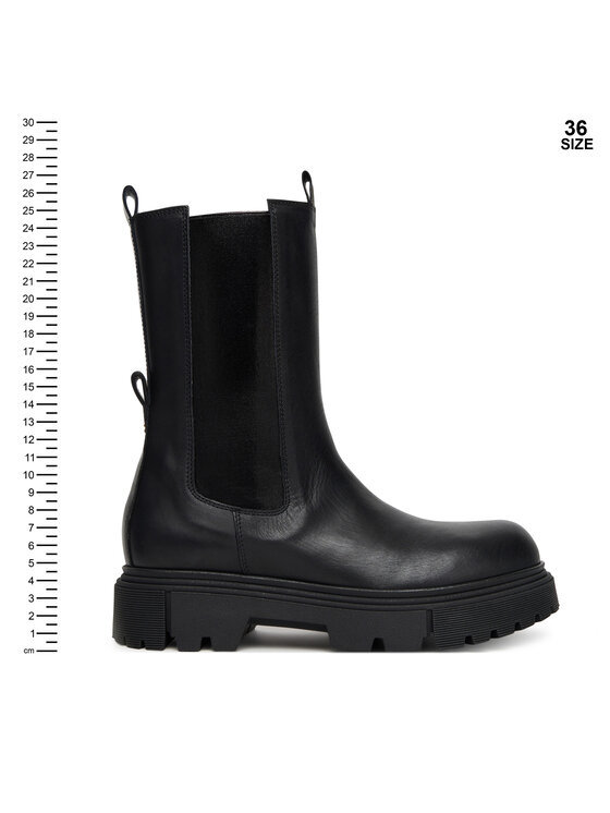 Elisabetta Franchi Ботильйони Elisabetta Franchi Chelsea Boot F4A5-E0416-1251 D Чорний