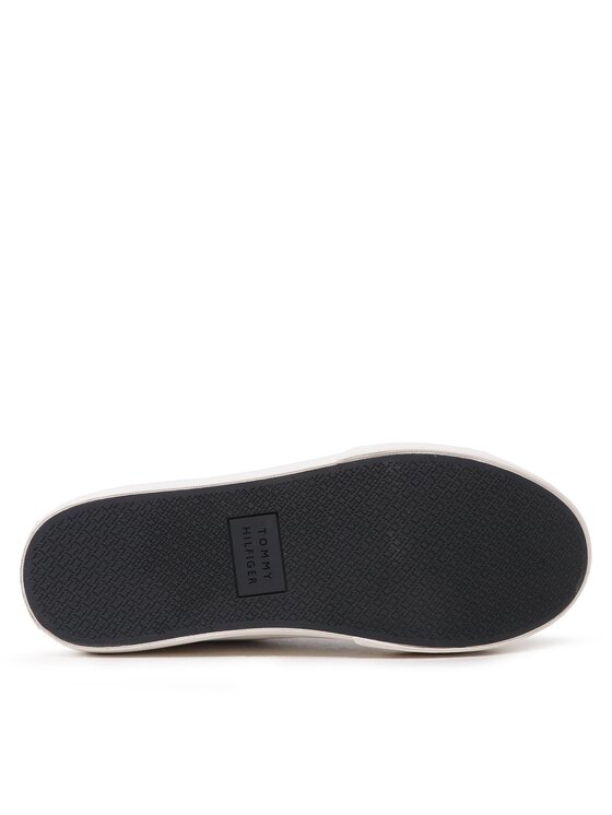 Tommy Hilfiger Sneakersy Tommy Hilfiger Th Hi Vulc Street Leather FM0FM04739 Biela