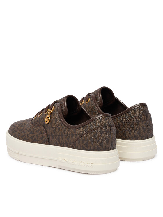 MICHAEL Michael Kors Снікерcи MICHAEL Michael Kors Lindsey 43T6LDFS1B Коричневий