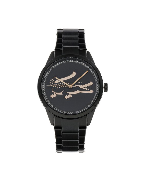 Lacoste Годинник Lacoste Ladycroc 2001192 Чорний