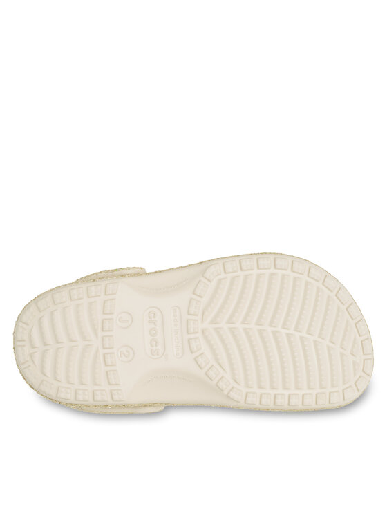 Crocs Шльопанці Crocs Classic Chunky Glitter Clog K 211939 Золотий