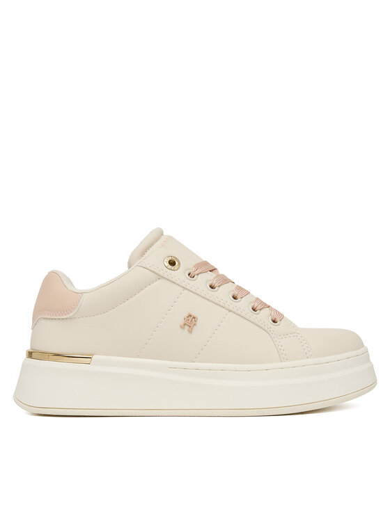 Tommy Hilfiger Sneakersy Tommy Hilfiger T3A9-34253-1355 S Écru