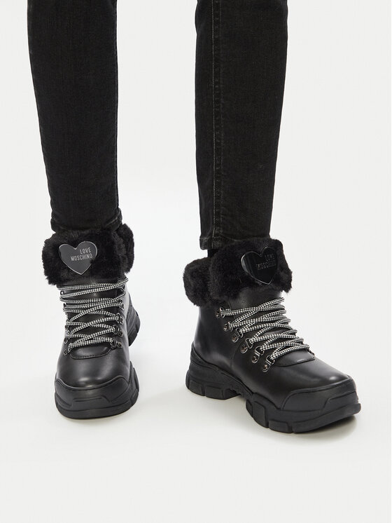 LOVE MOSCHINO Ghete LOVE MOSCHINO JA15484G0LIAS00A Negru