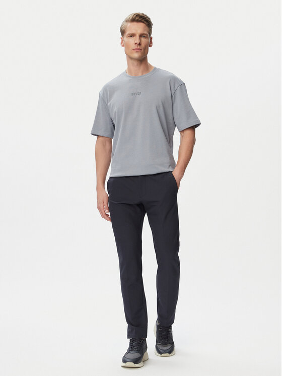 BOSS BOSS Camiseta 50519368 Gris Regular Fit