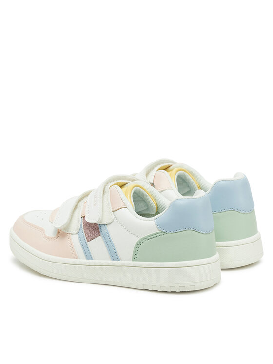 Tommy Hilfiger Sneakersy Tommy Hilfiger Flag Low Cut Velcro SNeaker T1A9-33730-1439 S Barevná