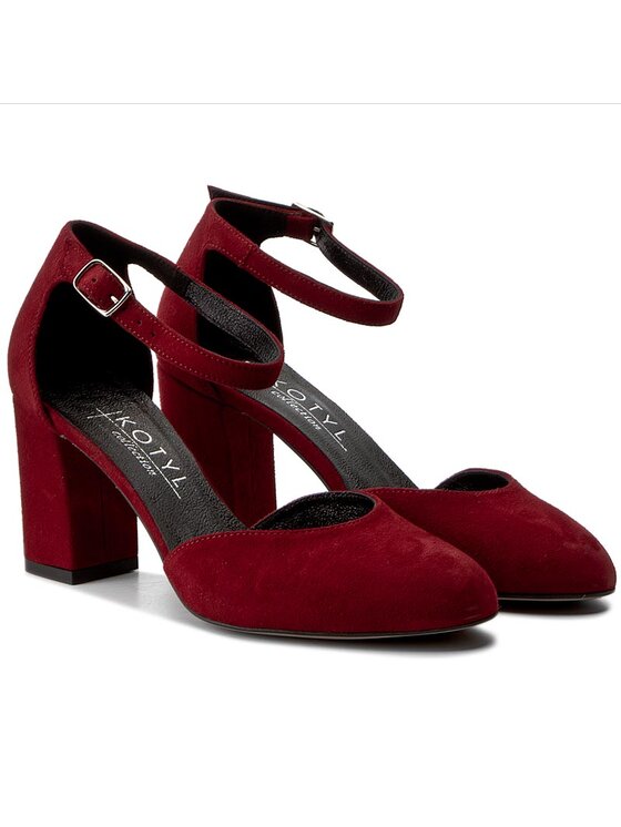 Kotyl Nizki čevlji Kotyl 7073 Bordo rdeča