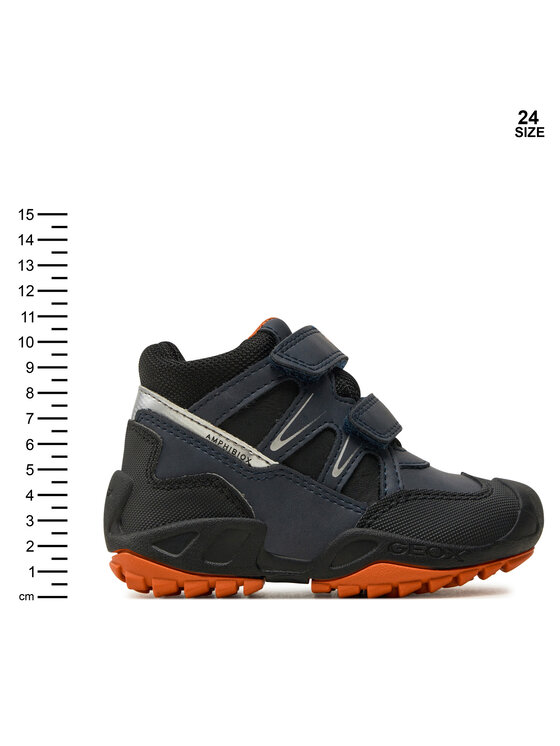 Geox Kotníková obuv Geox Jr New Savage B Abx J261WA 0MEFU C0659 M Tmavomodrá