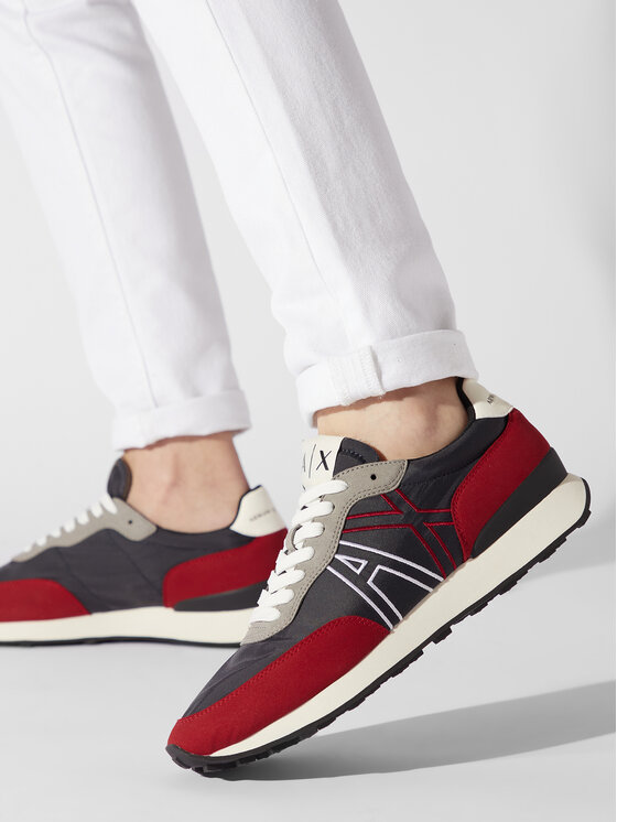 アユマン Sneakers Armani Exchange XUX129 XV549 M651 Bleumarin | Epantofi.ro