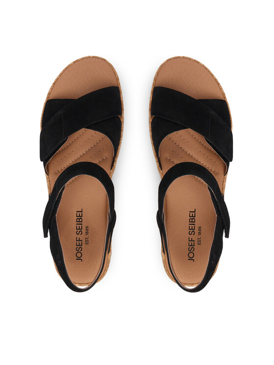 Josef Seibel Босоніжки Josef Seibel Evita 03 69603 Чорний