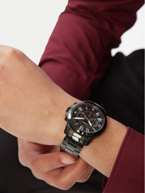 Fossil Orologio Fossil Grant FS4832 Nero
