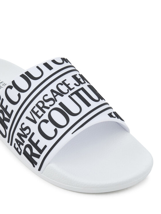 Versace Jeans Couture Шльопанці Versace Jeans Couture 79YA3SQ1 71352 003 Білий