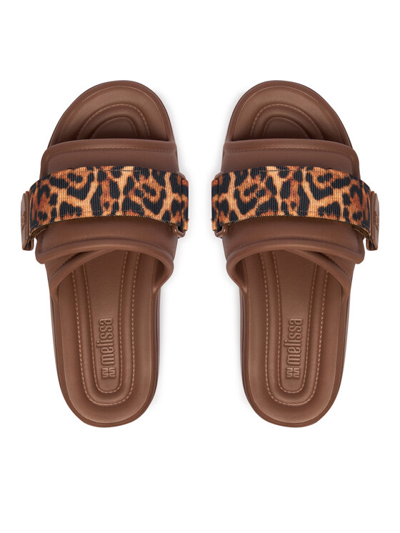 Melissa Шльопанці Melissa Melissa Free Fuzzy Slide Platform Ad 37835 Коричневий