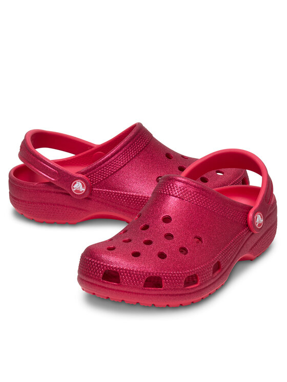 Crocs Шльопанці Crocs Classic Glitter Clog 205942 Рожевий