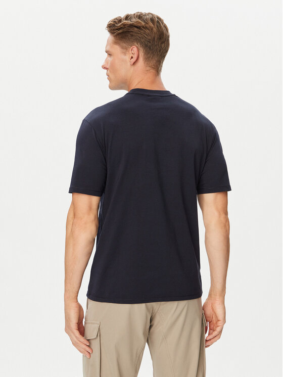 Napapijri Napapijri Camiseta S-Badge NP0A8949 Azul marino Regular Fit