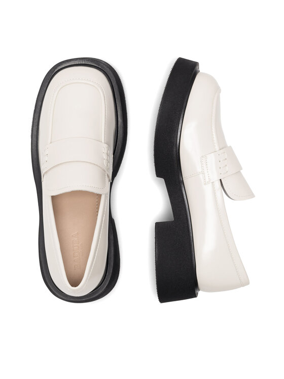 Badura Loafersy Badura WFA2588-1Z Biały