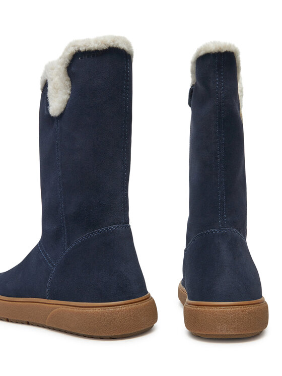Geox Kozačky Geox J Theleven Girl Wpf J46HYA 00022 C4021 S Tmavomodrá