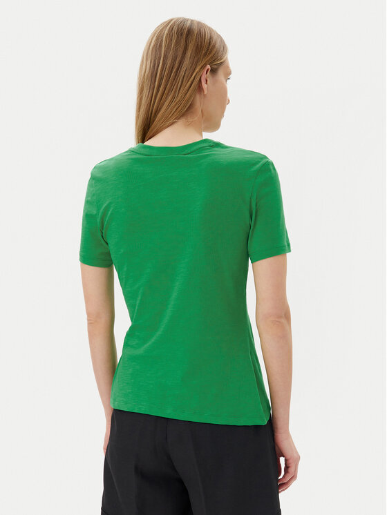 Tommy Hilfiger Tommy Hilfiger T-shirt WW0WW44559 Zelena Regular Fit