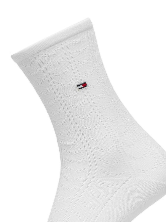 Tommy Hilfiger Skarpety długie Tommy Hilfiger 701238849 Biały