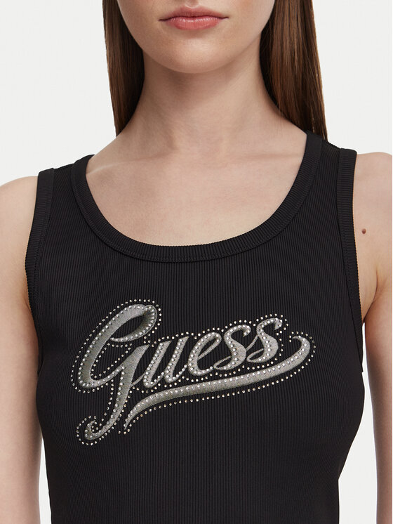 Guess Guess Top W6YP30 K4380 Negro Slim Fit