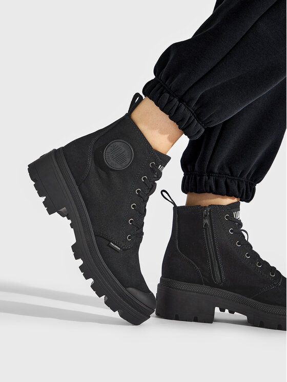 Palladium Черевики туристичні Palladium Pallabase Twill 96907-008-M Чорний